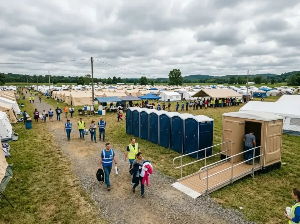 disaster-relief-camp-restrooms-010 — frequently asked questions, Dumpster & Portable Bathrooms Rental in La Porte City, IA